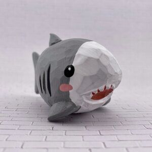 Wood Shark Carving 3” x 1.5”